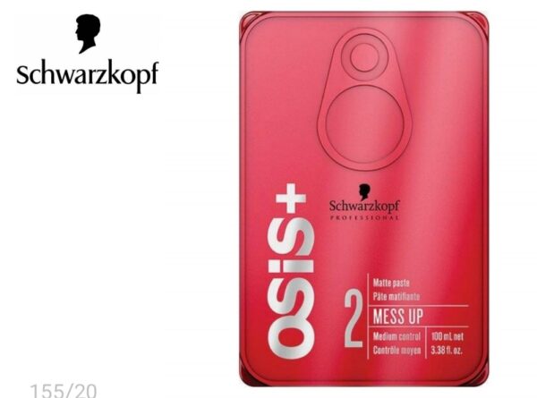משחה לשיער פרוע 100 מ”ל Schwarzkopf Osis Mess Up